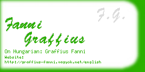 fanni graffius business card